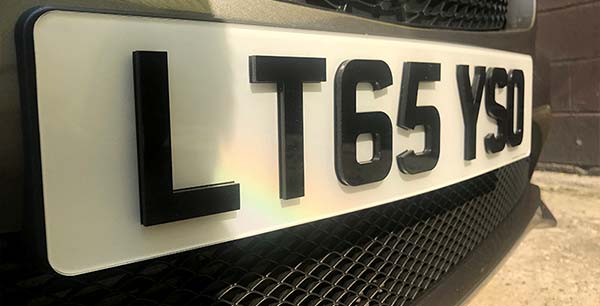 4D Number Plates Style 2