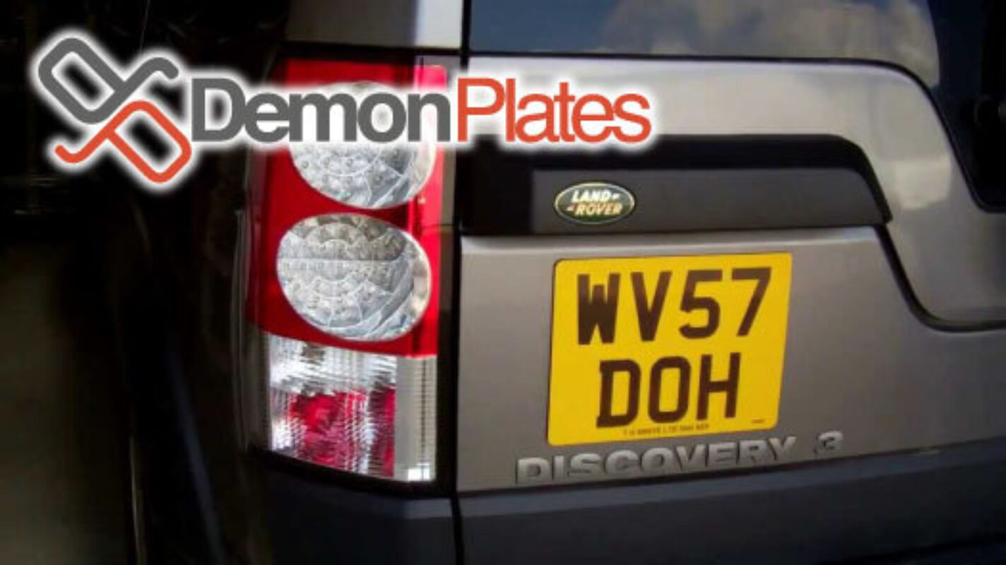 Landrover discovery number plate