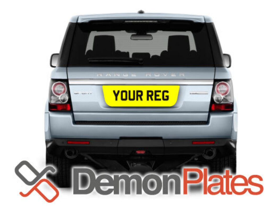 Range rover number plate